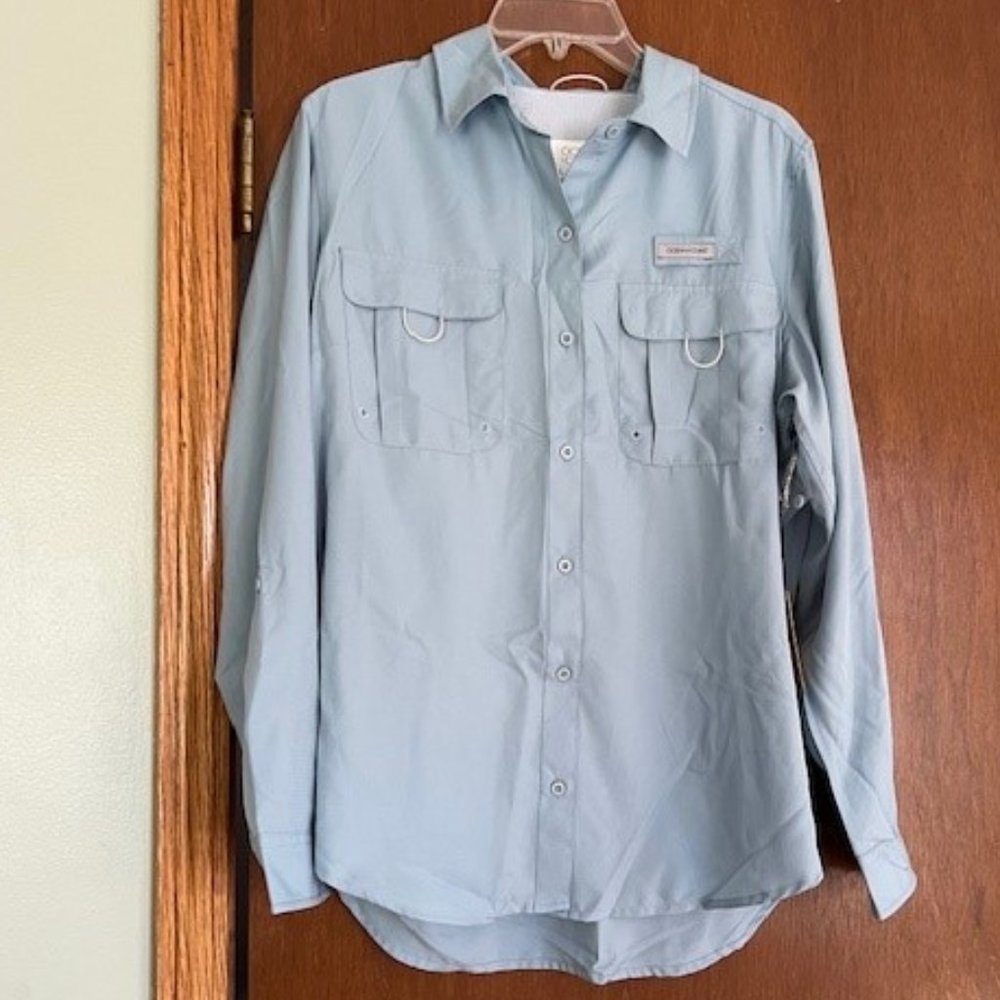 Ocean Coast Blue Womens (?) size L Quick Dry Shirt